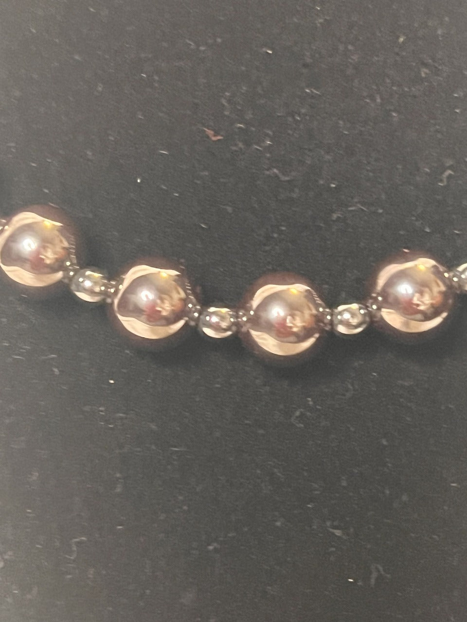 Hematite Beaded Necklace